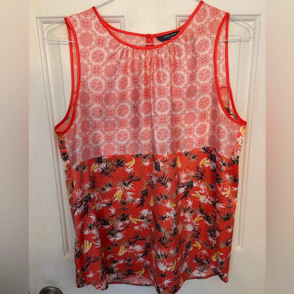 Peter Som for TARGET whimsical satin shell blouse